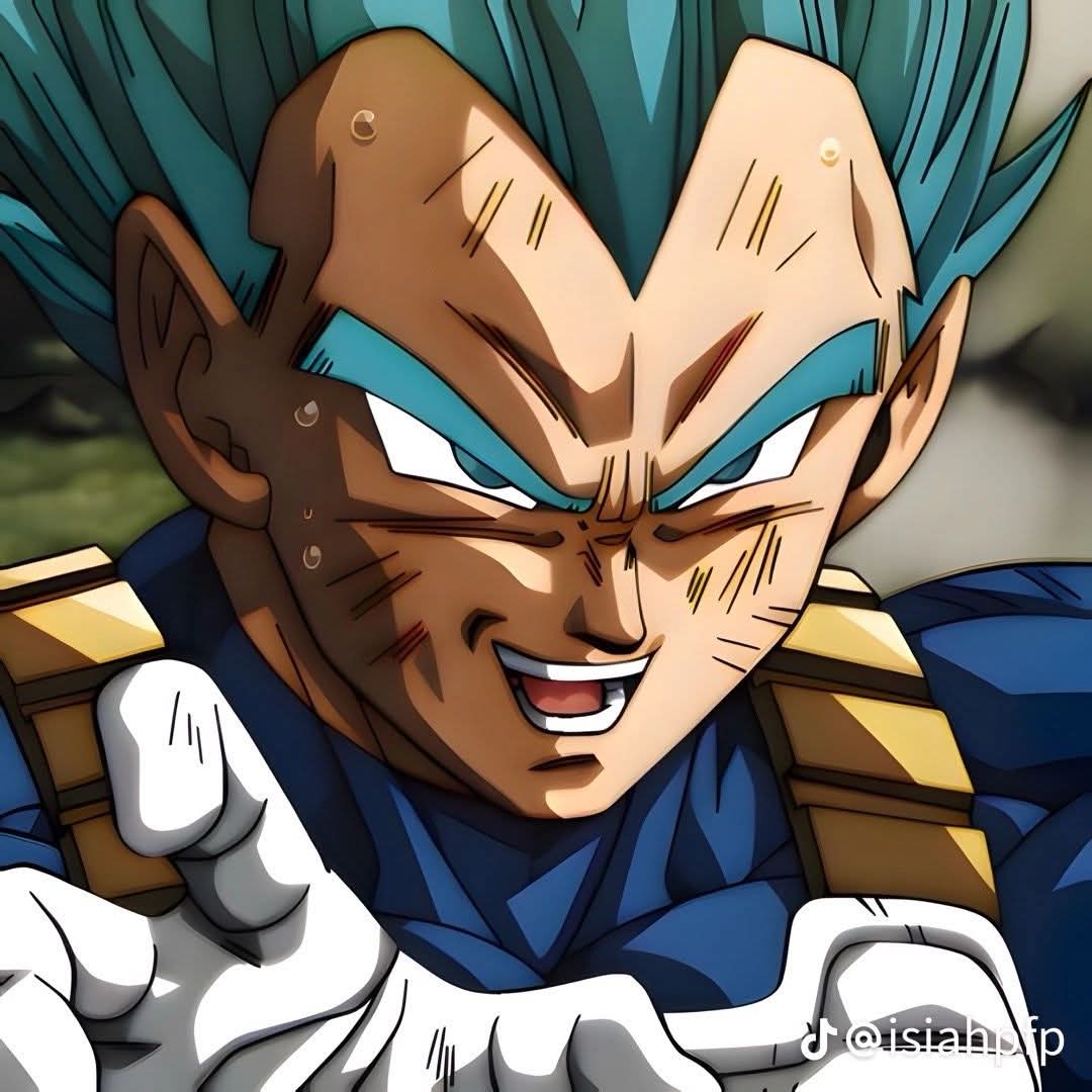 Vegeta — Bojni smeh (Super Saiyan Blue), proti Broly