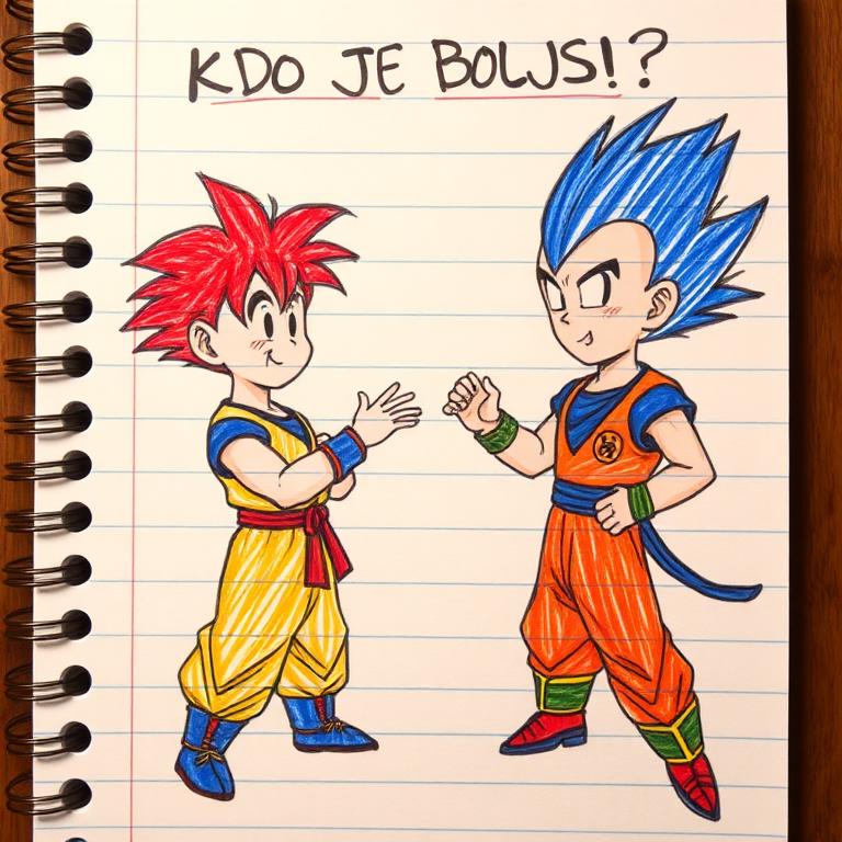 Goku ali Vegeta? — najin večni prepir