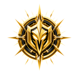 $SAIYAN token emblem — a golden Saiyan energy crest